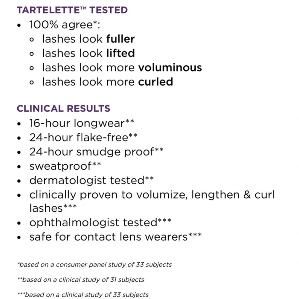 Tarte Lights Camera Lashes Platinum Mascara